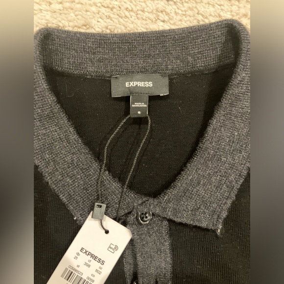 Express Men’s Merino Wool Fitted Sweater - Picture 6 of 7